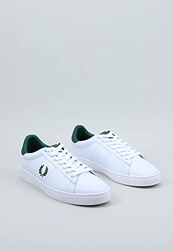 Fred Perry Spencer Leather Sneakers Bianche/Verde