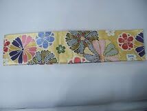 Amazon.co.jp: 袋帯 正絹 西陣織 花文庫 作り帯 結び帯 着付け不要  