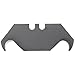 Klein Tools 44126 Utility Knife Blades, Heavy-Duty Replacement Utility Knife Hook Blades for Roofing and Carpet, 10-Pack