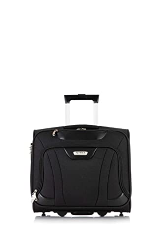 FLYMAX Rolling Laptop Case on 2 Wheels - Fits Most Laptops up to 16"