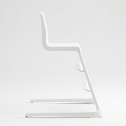 Chaise junior LANGUR blanche au design épuré et sécurisé - 8