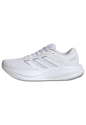 adidas Women's Response 2 Running, White/Zero Met./Halo Silver, 8