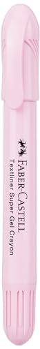 Image of Faber-Castell TEXTLINER SUPER GEL PASTEL CRAYON PINK BOX OF 6