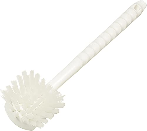 Image of SPARTA 4050000 Nylon Utility Scrub Brush, Cleaning Brush, Utility Brush With Hanging Hole For Kitchen, Restaurant, Home , 20 Inches, White