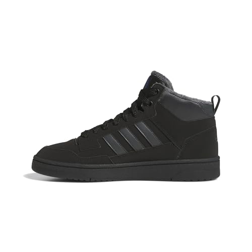 adidas Mixte Rapid Court Mid Winterized Shoes, Core Black/Grey Six/Bright Royal, 44 EU