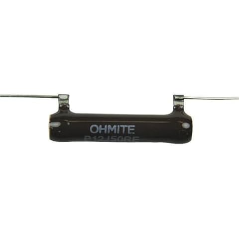 Ohmite Wirewound Resistor, 25 Ohm, 20W, 5% - B20J25RE Cover