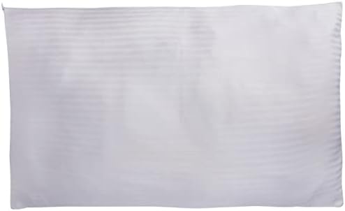 Pikolin Home - Ticking Pillowcase - 100% Cotton, white, 30 x 50 cm