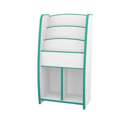 知育家具シリーズ マガジンラック 48cm幅(グリーン)