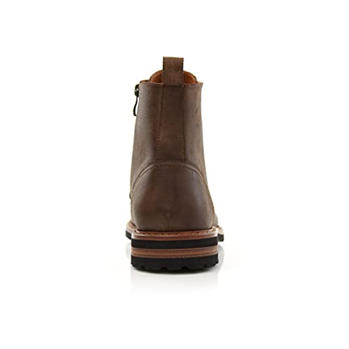 Image of Polar Fox Men's Ankle Dress Boots | Lace-up Casual Fashion Boot Collection | Cap Toe & Plain Toe Styles |