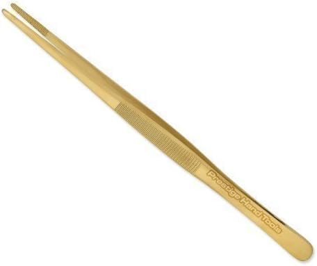 Brass Tweezers Long Non-Magnetic for Pickling Solution Jewellery Making Hobby & Creative Art Crafting Tools Gift Ideas 20 cm PTL®