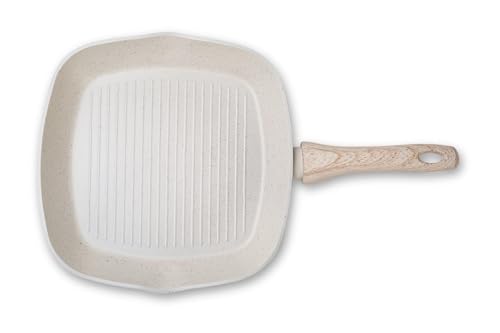 Grill Ceramic Life Sirius 28cm Brinox com Indução Vanilla