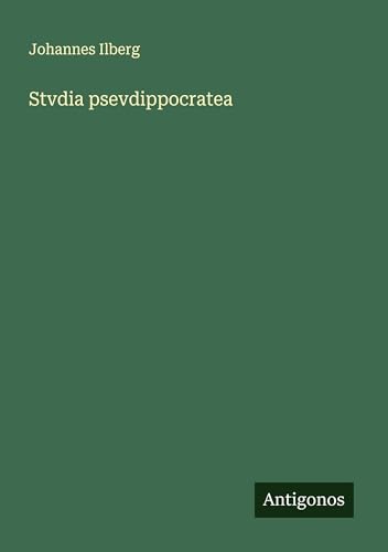 Stvdia psevdippocratea (German Edition)