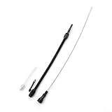 SPORTARC Asta flessibile in acciaio inox nero per LSX LS1 LS2 LS6 4 8L 5 7L 6 0L 6 2L astina livello olio, misura perfetta per motori LS auto
