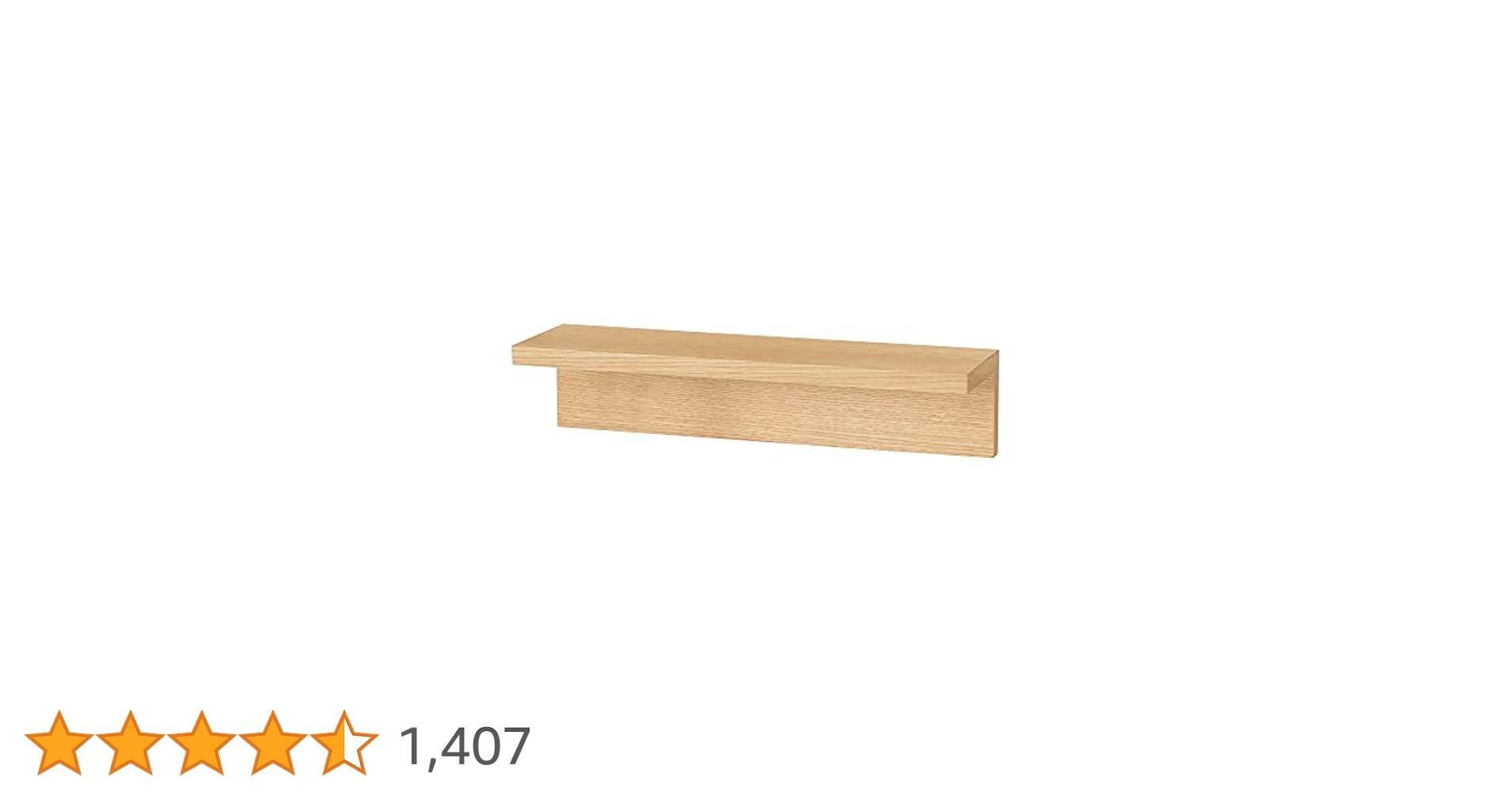 MUJI 壁に付けられる家具 オーク材【6個セット】 壁に付けられる家具棚 | 無印良品