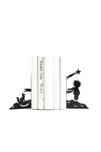 Kitap, Küçük Prens Figürlü Dekoratif Metal Tutucu, Kitap Desteği 2'li