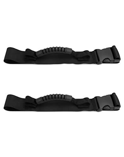 QWORK Alça de transporte com alça, pacote com 2 alças de amarração comuns para transporte seguro, le
