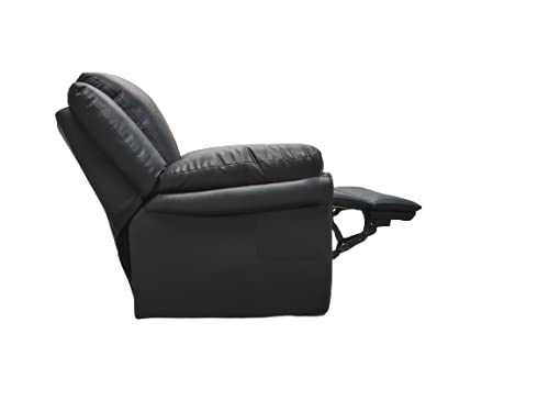 Image of P Type Black Motorized Recliner Chair
