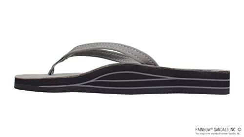 Image of Rainbow Sandals Women's Double Layer, Narrow Strap, Leather Sandals w /Arch