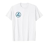 Official Marvel Merchandise Marvel Fantastic Four: First Steps Johnny Storm Logo Costume T-Shirt