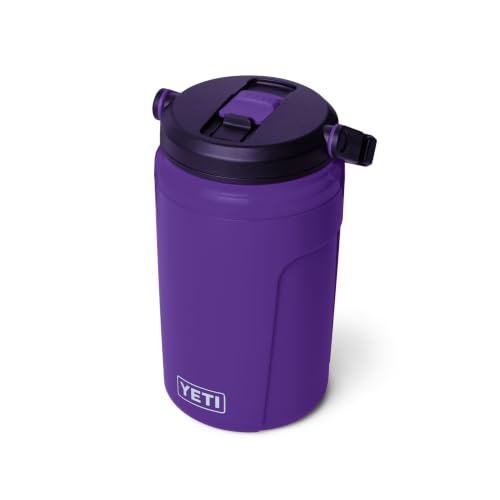 Image of YETI Silo 40 oz Insulated Magslider Straw Cap Water Jug - Leakproof, Lightweight Sports Bottle with Fence Hook Handle - Keeps Drinks Ice-Cold - Ideal for Gym, Sports & Tournaments, Pace Purple