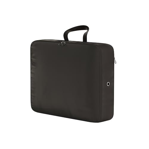 2 contenitori a compressione per armadio, cassetti, piumini, pieghevoli, valigie, organizer da viaggio compressi (nero, 40 x 30 x 12)