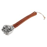 FONDOTIN Multifunktionaler Fäustling Hammer aus rostfreiem Stahl mit Holzgriff Robustes korrosionsbeständiges Werkzeug für Notfälle Gartenarbeit und industrielle Anwendungen Stabiler