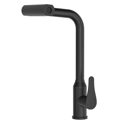 WLTEDRGO Grifo de cocina con cascada extensible de alta presión de con ducha de con 4