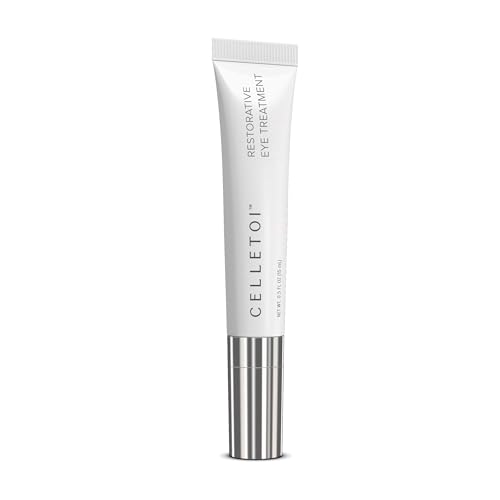 Celletoi® Restorative Eye Treatment - Vegan, Cruelty Free - Visibly Reduces Signs of Aging, Smooths Lines and Wrinkles - Diminishes Dark Circles and Puffiness - Leaping Bunny Certified - 0.5 fl oz