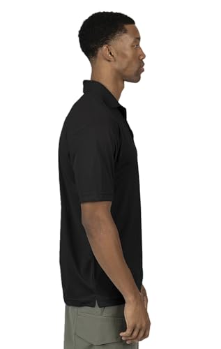 Blue Generation 7300 Polo para Hombre Titan con tecnología de absorción de humedad | Poliéster 3.8oz, resistente a enganches, UPF 30, cuello en canalé miniatura 4