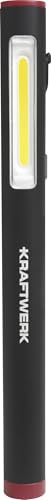 KRAFTWERK LED Stiftlampe | Pen Light | Taschenlampe LED mit 2 Magneten und Halte-Clip | Stabtaschenlampe schlag- und stossfest nach IK07...