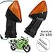 Turn Signal Indicator Light Stop Light for Kawasaki Ninja ZX-6R, KLE 500, KLE 650 (One Pair, Fits Front or Rear) (Amber Lens)