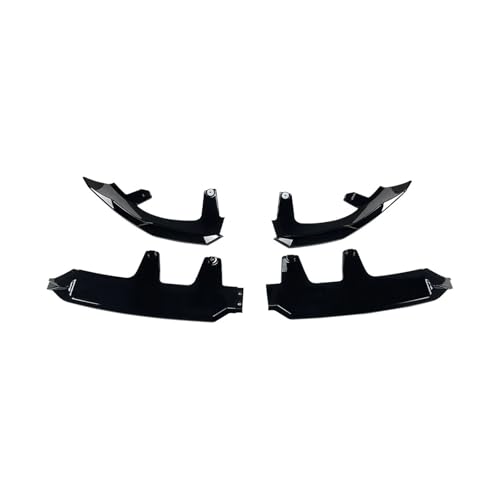 Becquet pare-choc avant pour BMW X3 G45 2025+ avec diffuseur et séparateur de spoiler noir sport