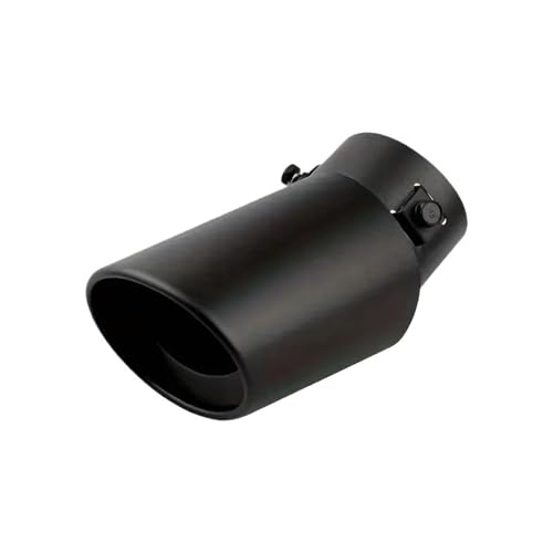 Tuyau d'échappement universel noir 63mm et garniture de silencieux de rechange en aluminium