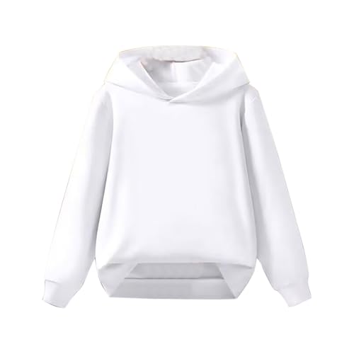 Girls Comfort Hoodie Sweatshirts Boys Toddler Solid Color Long Sleeve Pullover Sweatshirt Fall Oversized Casual Tops