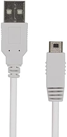 Charger Cable Compatible for Wii U Gamepad, 1.2 m / 3.9ft USB Power Cord Compatible for Wii U Gamepad