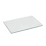Harbour Housewares Glass Chopping Board - 30x20cm - Clear - Small Dining Place Mats Cutting Mat Worktop Saver for Kitchen Cooking, Baking, Vegetable Preparation