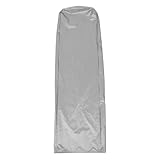 Gatuida Funda para Escalera Plegable 195x50x12 Cm Gris, Protector de Escalera con Dobladillo Elástico, Cubierta Resistente a Polvo y Lluvia para Uso Exterior en Jardín y Garaje