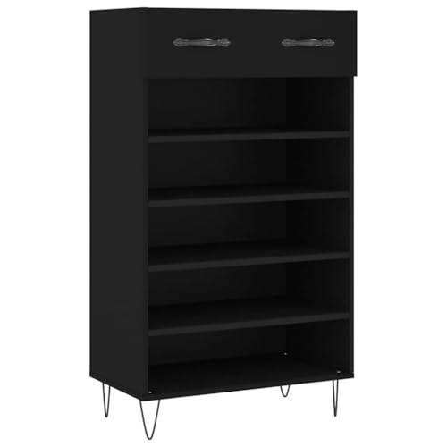 Zapatero de madera para ahorrar espacio en pasillos con almacenamiento vertical 2