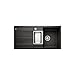 Produktbild BLANCO METRA 6 S | Granitspüle aus SILGRANIT schwarz | Einbauart: Einbau von Oben | reversibel | für 60 cm breite Unterschränke | Großes Becken | Reinigungsfreundliche Öberfläche