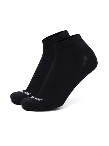 Image of Levi's LS304 Men's Compact Cotton Stretch Ankle Low Cut Socks (Pack of 3)