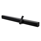 dyplay Barra de Sonido TV, 120w Reproductor de Música Estéreo, Mando a Distancia, 2.0 Canales, Bluetooth 5.0, 3,5 mm óptico/HDMI ARC/USB/TF, Cine...