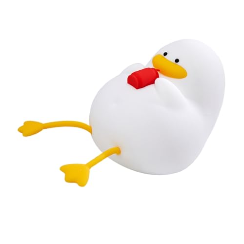 Lámpara de noche de pato de silicona recargable miniatura 1
