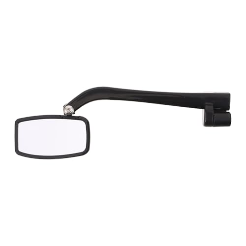 Espejo ciclismo clip de gafas en ABS negro regulable para bicicleta 1