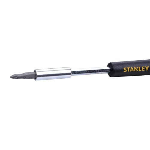 STANLEY Tournevis Micro Embouts 7 Ventes Plus 3 Phillips plus 7 Hexagonal plus 8 Torx plus 2 Pozidriv plus 3 Ttorx plus 3 Triwings plus 2 Carre - Jeu de 35 Pcs STHT0-62634