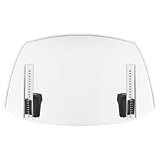 バイク ウインドシールド - ウィンドスクリーン フライスクリーン | フロントアクセサリー 改良用 スポイラー 延長 安定性向上 全天候 ツーリング スクーター ストリート ATV ロード