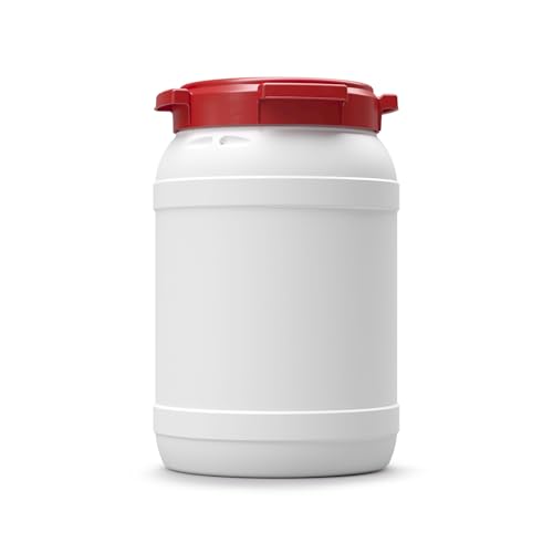 DIE BOX FABRIK Futtertonne für Tierfutter mit Deckel & Schaufel | Große Öffnung | Tierfutterbehälter | Futtercontainer | Futterbox | HDPE | Top-Qualität (20 Liter)