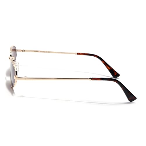 Image of Voyage UV Protected Oval Sunglasses for Men & Women