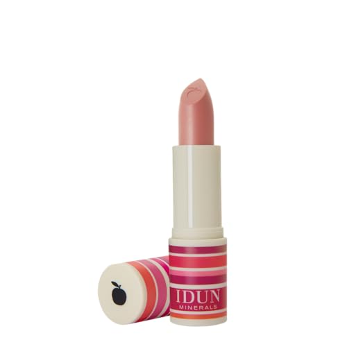 IDUN Minerals Matte Lipstick - Vegan Formula - Highly Pigmented - Nourishes, Hydrates And Softens Lips - Long Lasting Wear - Suitable For All Skin Types - Hjortron - 0.14 Oz, Beige