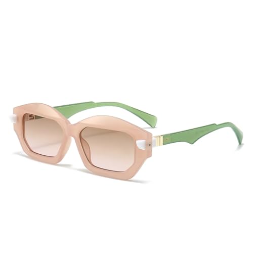 Lunettes de soleil de forme irrégulière avec protection UV400 intégrale