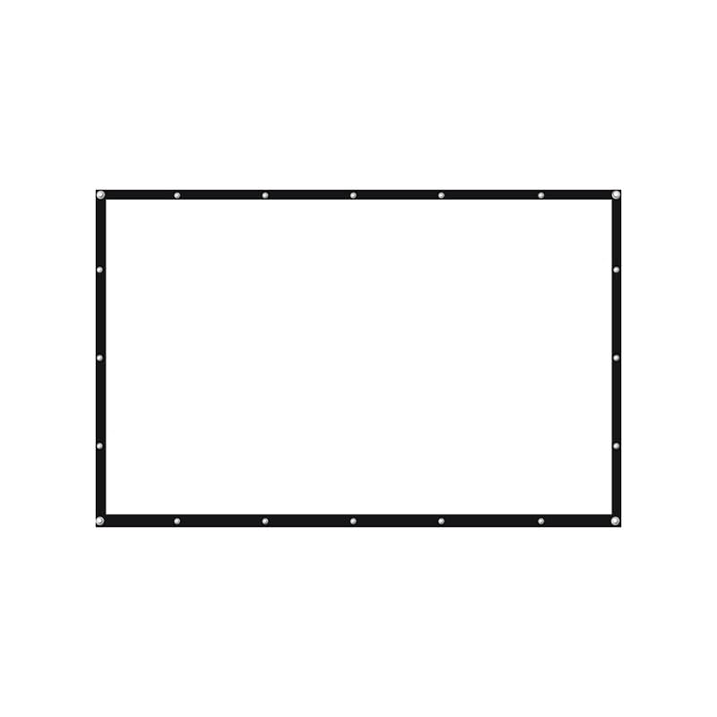 Schermo cinematografico di proiezione pieghevole portatile for la sala riunioni dell'ufficio home theater e all'aperto(100 inch)